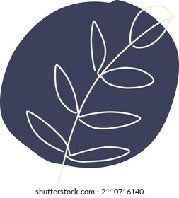 aesthetic organic abstract shape in vector