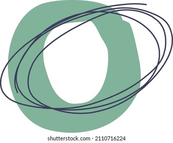 forma abstracta orgánica estética en vector