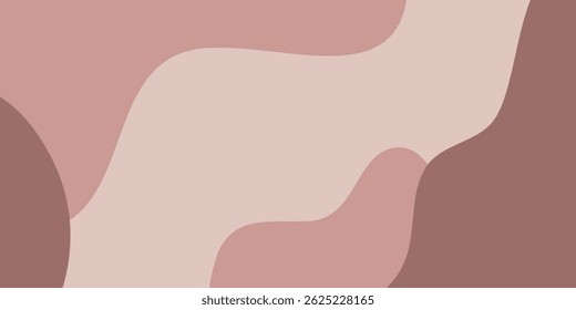 Pastel estético rosa marrom abstrato moderno blocos de cor irregular. Layout de design para apresentação de negócios, folheto, cartaz, impressão, decoração, cartão, capa de brochura. Resumo.