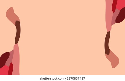 Aesthetic peach abstract background with copy space area. Suitable for poster and banner