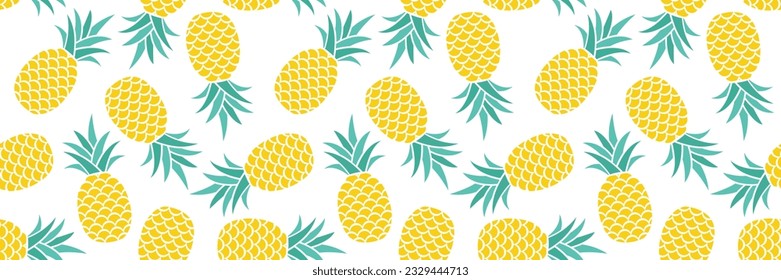 Aesthetic Pineapples Seamless pattern design for decoration,cover,banner and other purposes. 