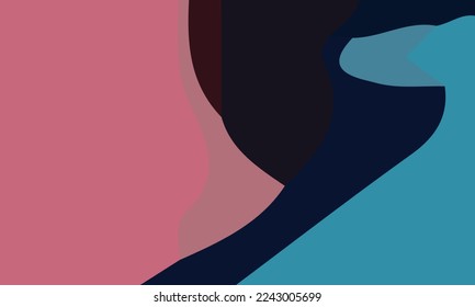 Aesthetic pink abstract background with copy space area. Suitable for poster and banner