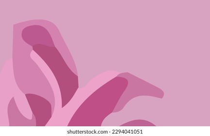 Aesthetic pink abstract background with copy space area. Suitable for poster and banner