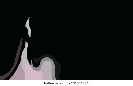 Ästhetisch-rosa abstrakter Hintergrund mit Kopienraum. Geeignet für Poster und Banner