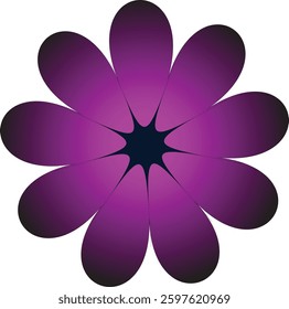 Aesthetic Purple Flower illustration art