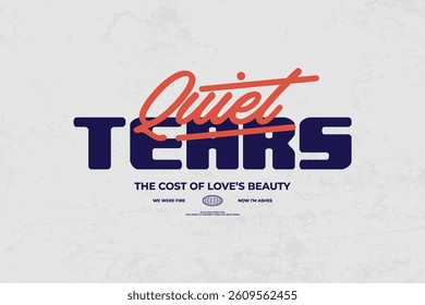 Aesthetic quotes graphic tee design templates