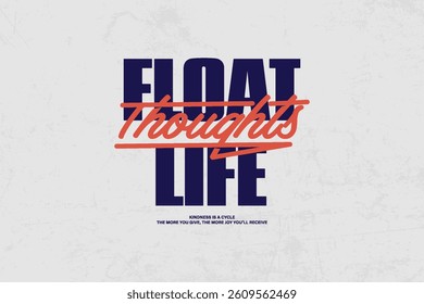 Aesthetic quotes graphic tee design templates