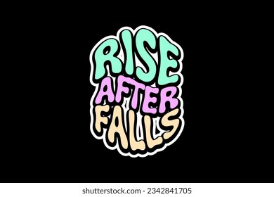 Aesthetic quotes sticker motivational typography streetwear graphic design templates