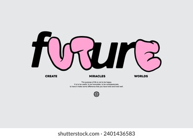 aesthetic quotes streetwear typography t-shirt design templates