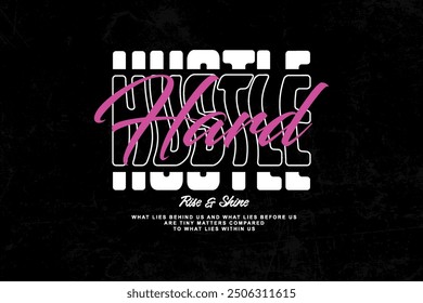 Aesthetic quotes streetwear vector graphic design