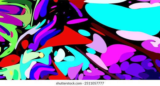 Aesthetic random color background, abstract mixed color background, random color texture, beautiful colors, playing with colors, psychedelic style