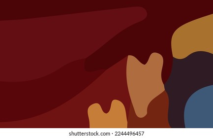 Aesthetic red abstract background with copy space area. Suitable for poster and banner