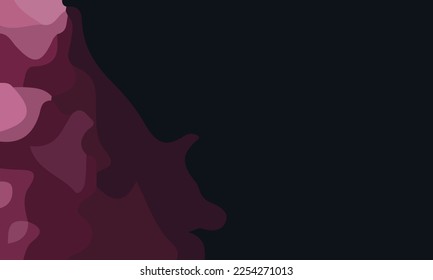 Fondo abstracto estético rojo con área de copia. Adecuado para afiches y pancartas