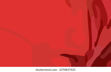Aesthetic red abstract background with copy space area. Suitable for poster and banner