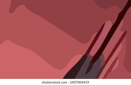 Fondo abstracto estético rojo con área de copia. Adecuado para afiches y pancartas