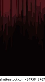 Aesthetic red abstract background with copy space area. Suitable for poster and banner