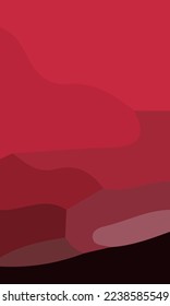 Fondo estético rojo abstracto con área de espacio negativa. Adecuado para afiches y pancartas