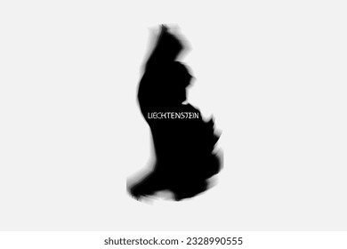 Aesthetic Retro Monochrome Gradient Mesh of Afghanistan Map in Black and White Color.