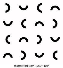 Aesthetic seamless pattern.Vector Illustration 
