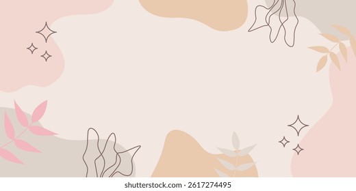 Aesthetic Simple Art Design Background
