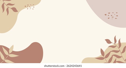 Aesthetic Simple Background Design Floral