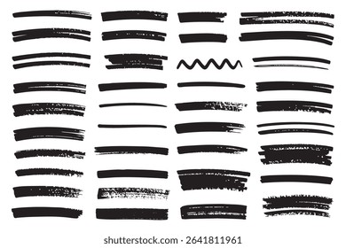 Aesthetic simple scribble line set design