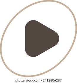 Aesthetic social media logo icon vector element