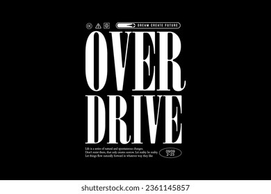 Aesthetic streetwear quotes inspirational vector design template