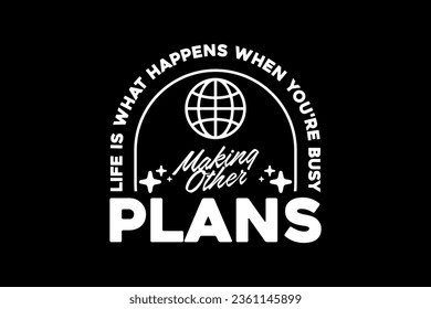 Aesthetic streetwear quotes inspirational vector design template