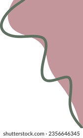 aesthetic style top right corner