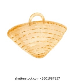 Aesthetic Summer Beach Bag Watercolor