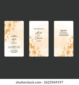 Aesthetic Template with Lilac Flower Arrangement Wedding Invitation