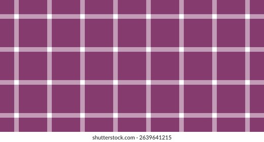 Aesthetic textile check texture, smooth seamless fabric vector. New tartan background pattern plaid in pink and pastel colors palette.