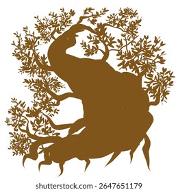 aesthetic tree silhouette image Design
