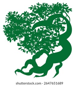 aesthetic tree silhouette image design
