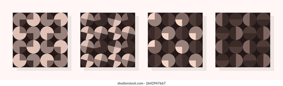 Aesthetic, trendy, modern geometric printable seamless pattern. Minimal geo backgrounds ideas for textile, home decor, banner, poster, template, business, wall paper, laminates. 