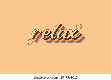 Aesthetic Typhography Poster Design Illustration