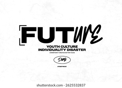Aesthetic typography quotes vector graphic tee design