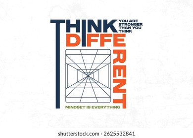 Aesthetic typography quotes vector graphic tee design