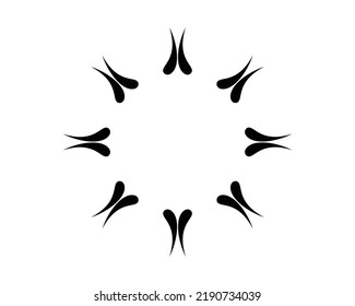 Aesthetic Vector Logo Design Circle Shape Stock Vector (Royalty Free ...