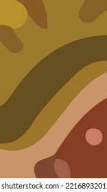 Fondo abstracto estético vintage. Diversas formas y composición única. Adecuado para afiches y pancartas