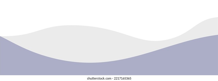 Aesthetic Wave Border Vector Illustration