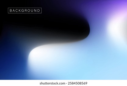 Aesthetic wave with dark and bright color gradient