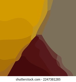 Aesthetic yellow abstract background with copy space area. Suitable for poster and banner