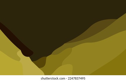 Aesthetic yellow abstract background with copy space area. Suitable for poster and banner