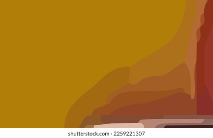 Aesthetic yellow abstract background with copy space area. Suitable for poster and banner