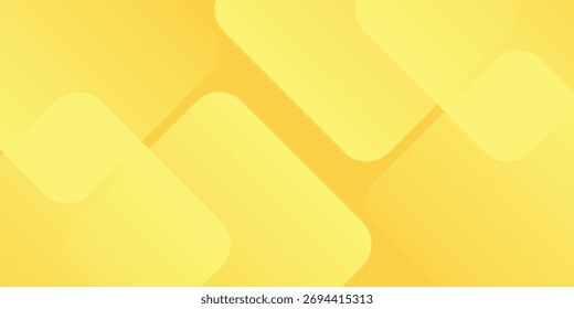 Estética Geometría de fondo abstracto amarillo brillo y capa elemento Ilustración vectorial