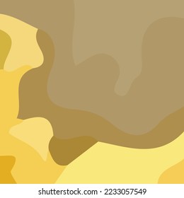 Fondo abstracto estético amarillo con área de espacio negativa. Adecuado para afiches y pancartas