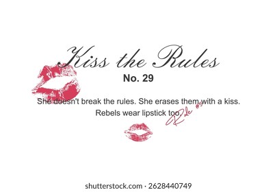 Aesthetically - oriented fashion print slogans