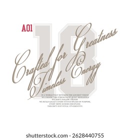 Aesthetically - oriented fashion print slogans